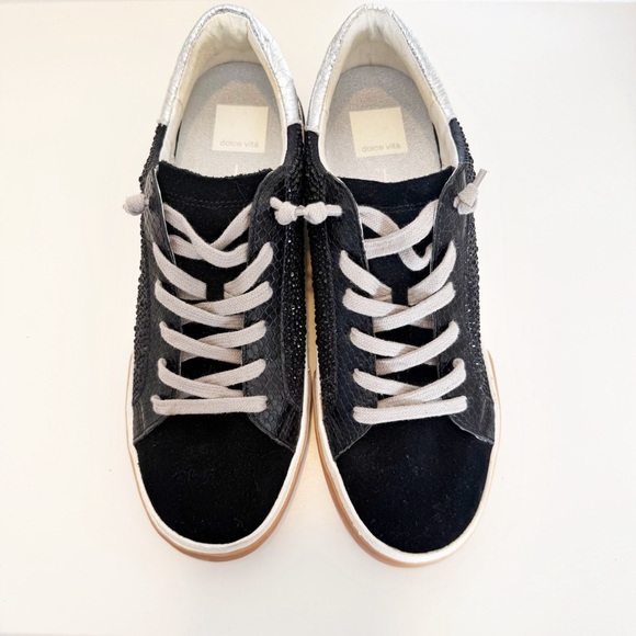 Dolce Vita Black and Silver Sneakers - Picture 11 of 16
